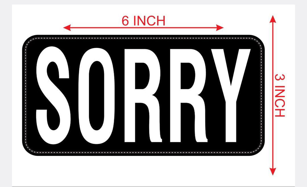 SORRY