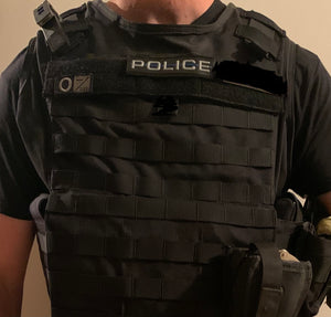 Police Thin Blue Line PVC Patch