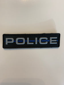 Police Thin Blue Line PVC Patch